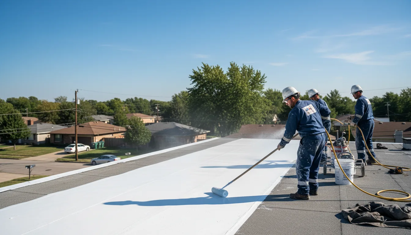 Commercial roof coating in Guys Mills, PA near me